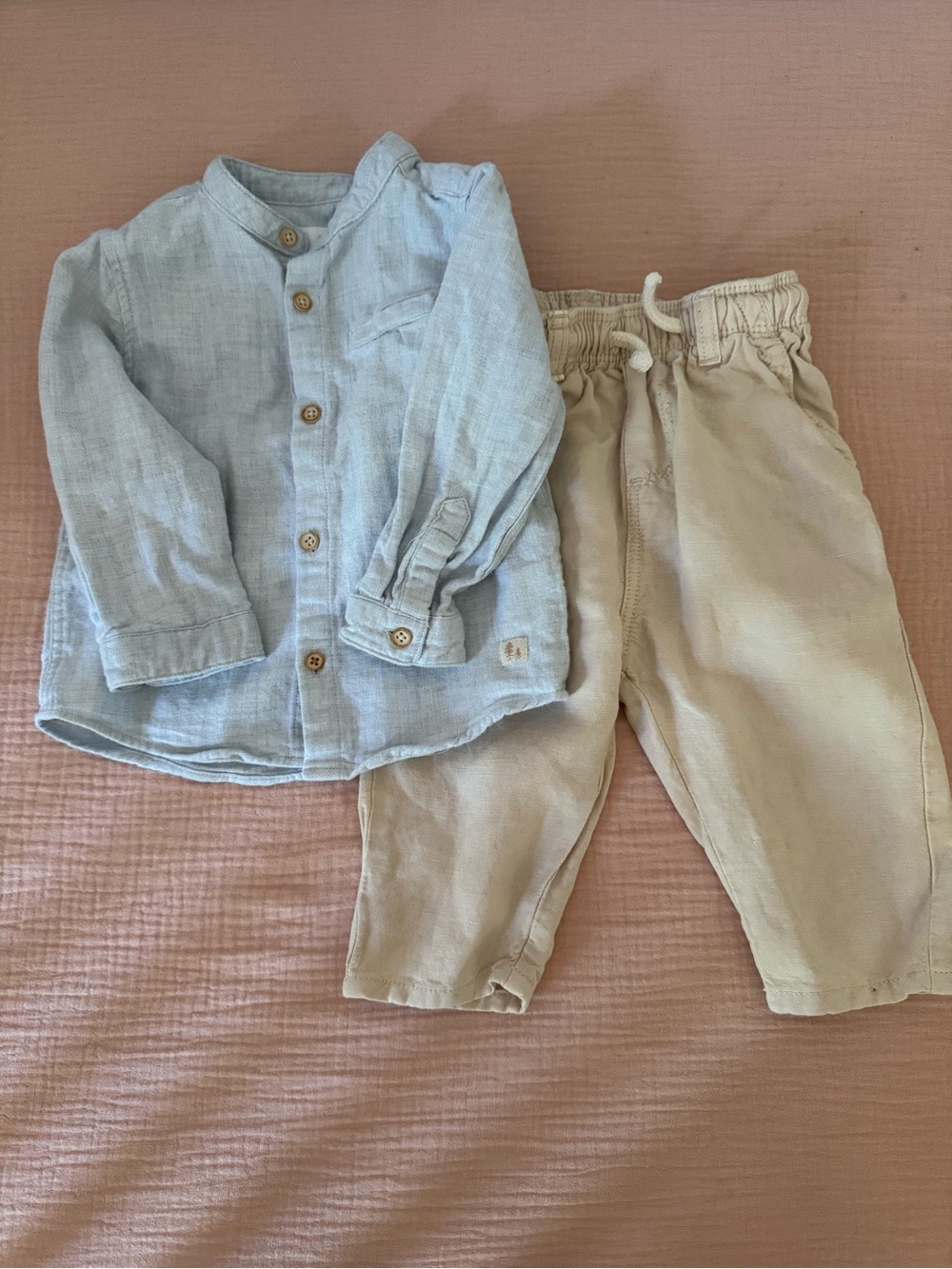 Zara boys linen set